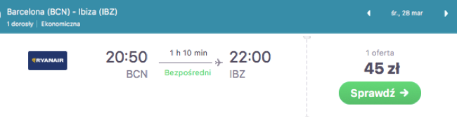 zarezerwuj lot na ibizę