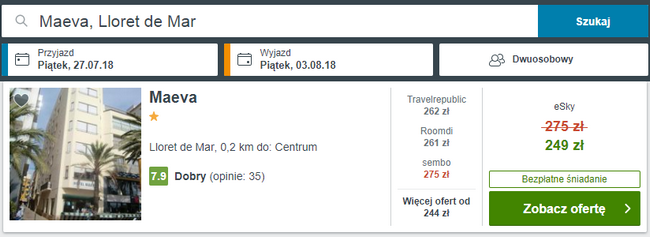 maeva lloret del mar