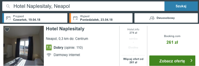 zarezerwuj hotel w neapolu