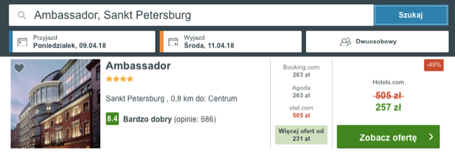 zarezerwuj hotel w petersburgu