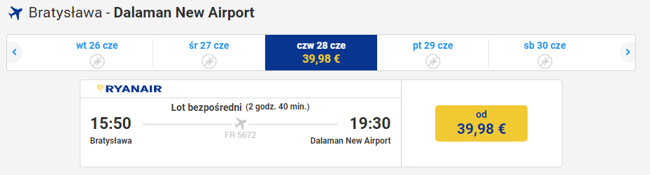 Ryanair Dalaman