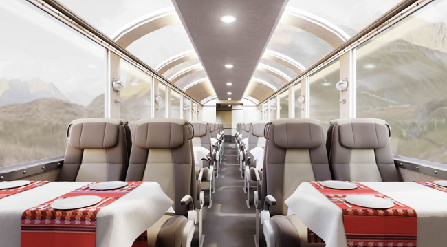 panoramiczny pociąg do machu picchu