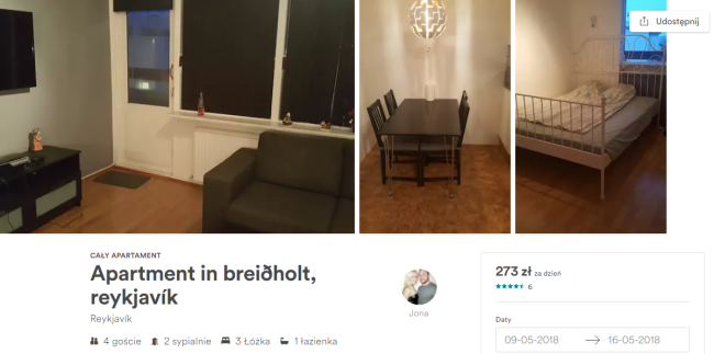 islandia apartament