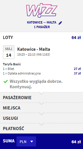 Rezerwacja przelotów z Katowic na Maltę