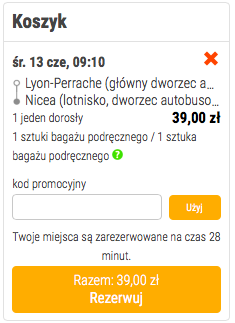 autobus z lyonu do nicei