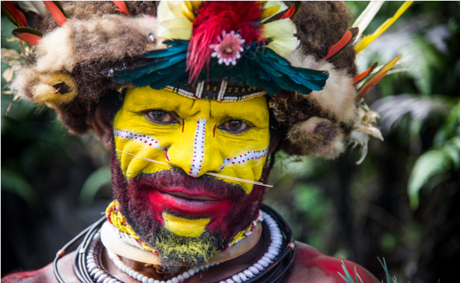 Papua rdzenny mieszkaniec