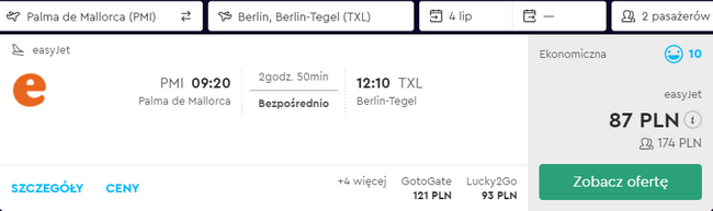 rezerwacja lotów z majorki do berlina