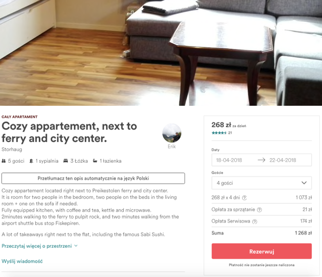 zarezerwuj apartament w stavanger