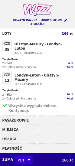 zarezerwuj lot do londynu