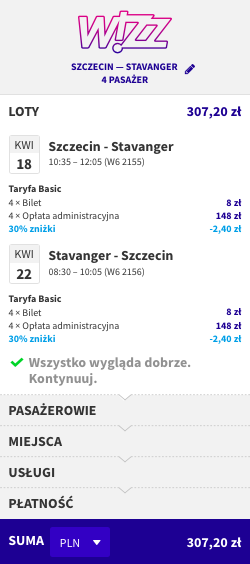 zarezerwuj lot do stavanger