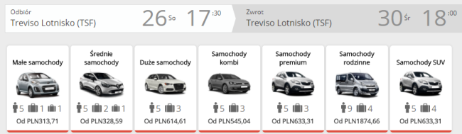 wenecja auto