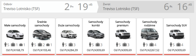 wenecja auto