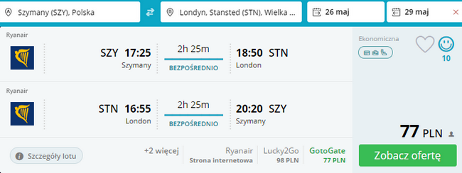 rezerwacja lotów z olsztyna do londynu