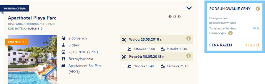 rezerwacja wczasów