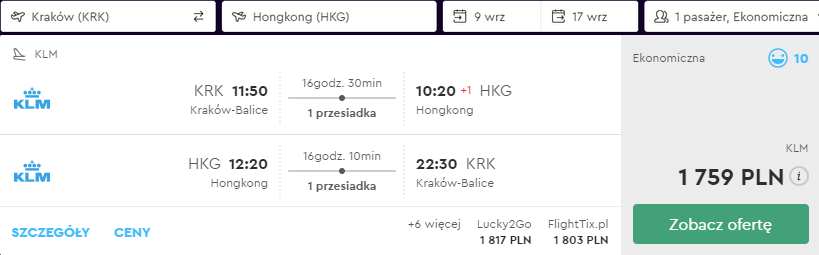rezerwacja lotów