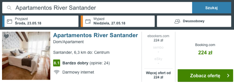 noclegi w santander