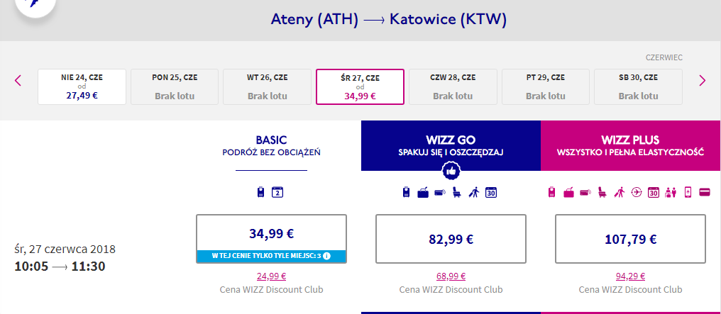 Rezerwacja przelotów z Aten do Katowic