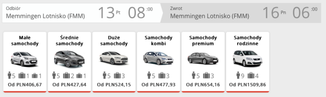 tanie auto bawaria