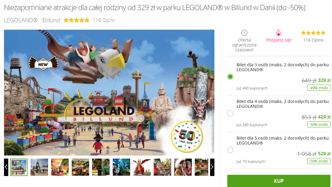 legoland bilet