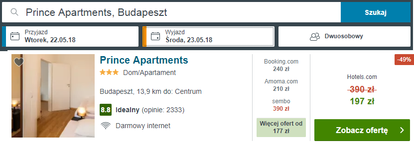 budapeszt hotel