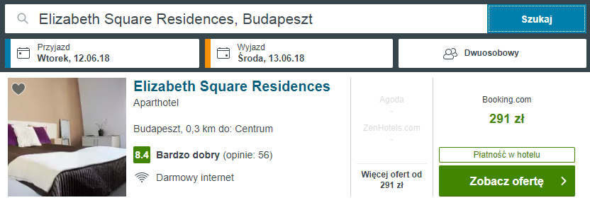 budapeszt hotel