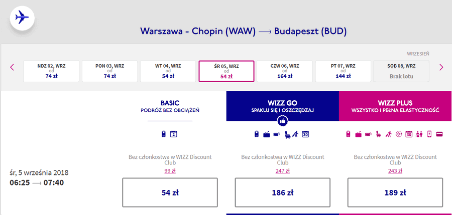 budapeszt z warszawy