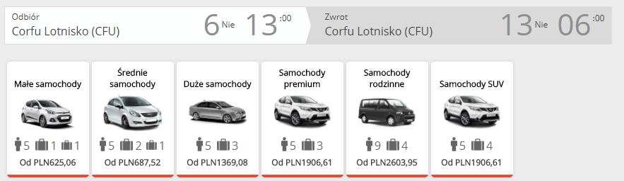 korfu auto