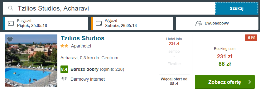 korfu noclegi