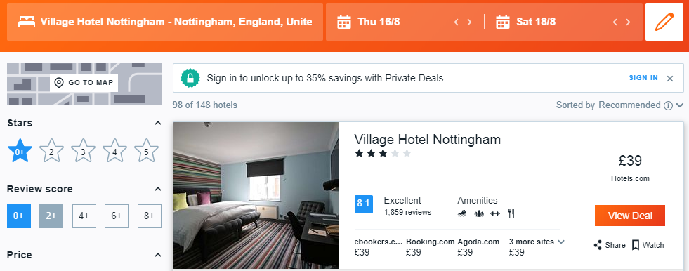 hotel uk