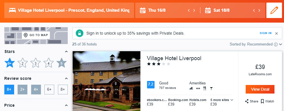 hotel uk