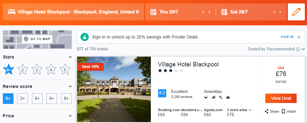 hotel uk