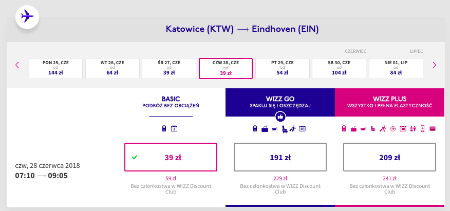 zarezerwuj lot do Eindhoven