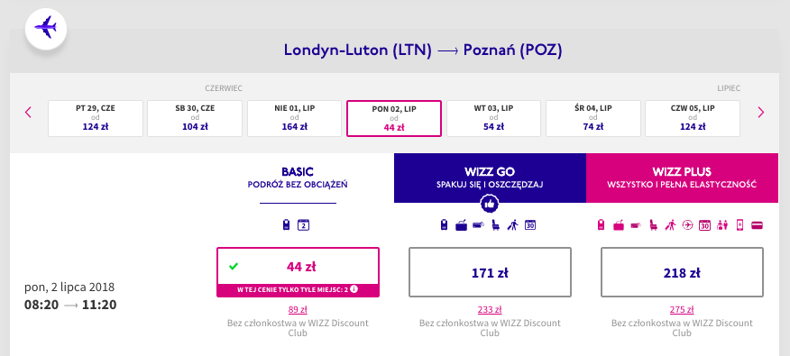 zarezerwuj lot do londynu