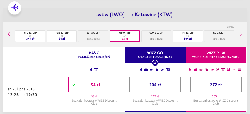 zarezerwuj lot z lwowa