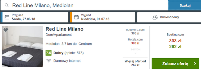 noclegi w Mediolanie