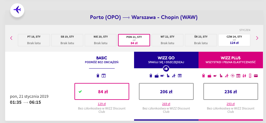 zarezerwuj lot z porto