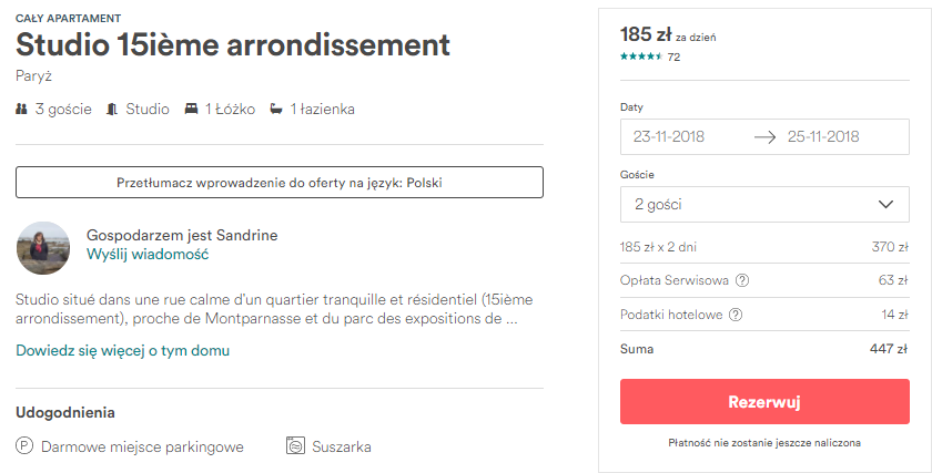 paryż airbnb