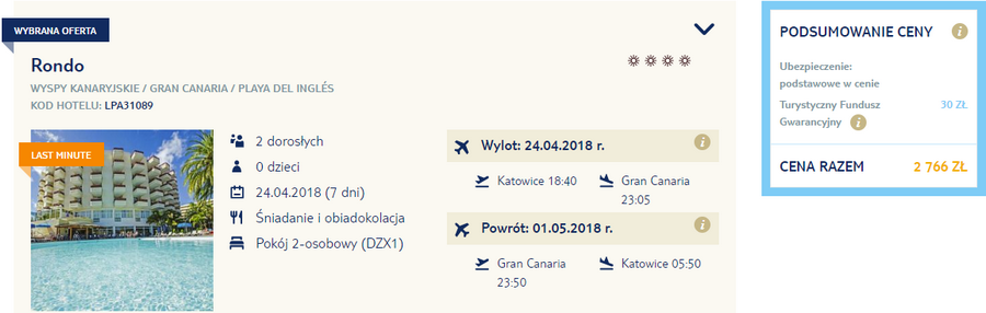 rezerwacja wczasów