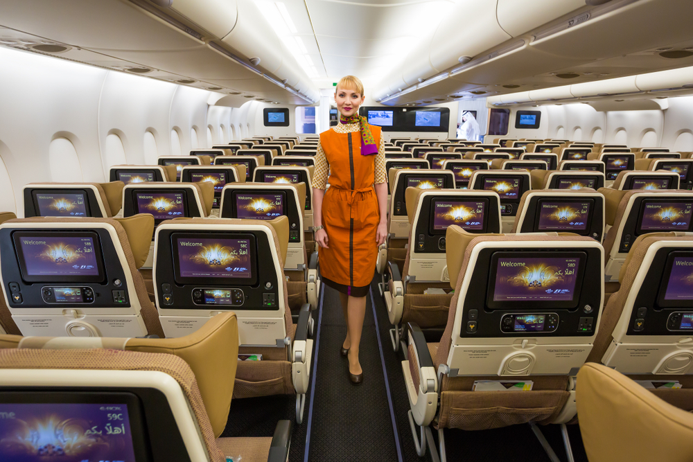 System rozrywki pokładowej Etihad