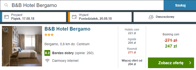 noclegi w Bergamo