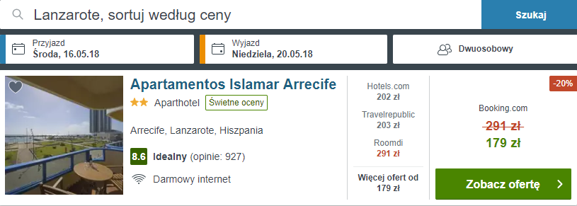rezerwacja noclegów