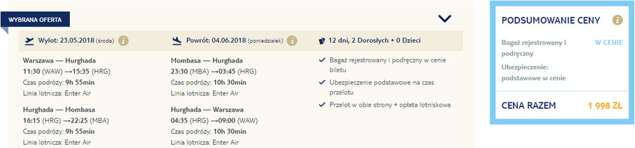 rezerwacja lotów
