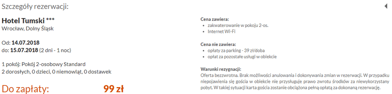 rezerwacja noclegów