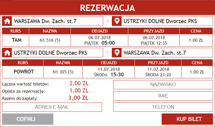 rezerwacja neobus
