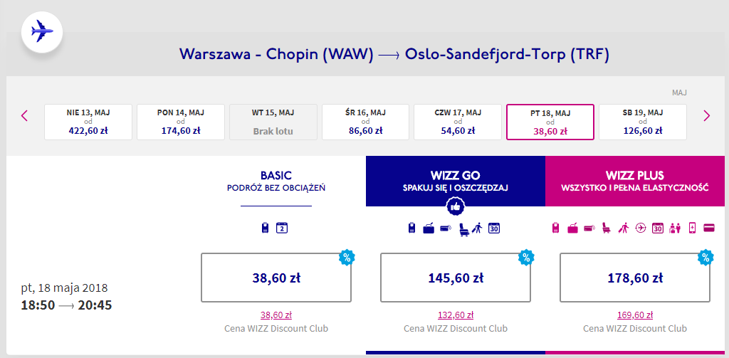 wizz air rezerwacja