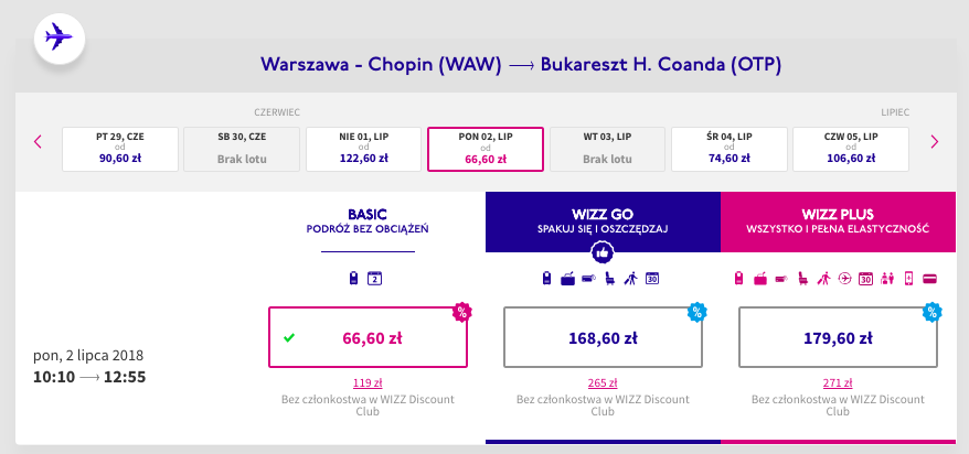 zarezerwuj lot do bukaresztu