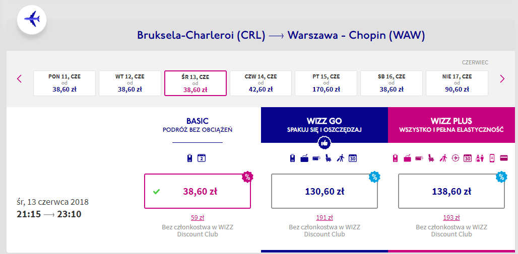wizz air bilety