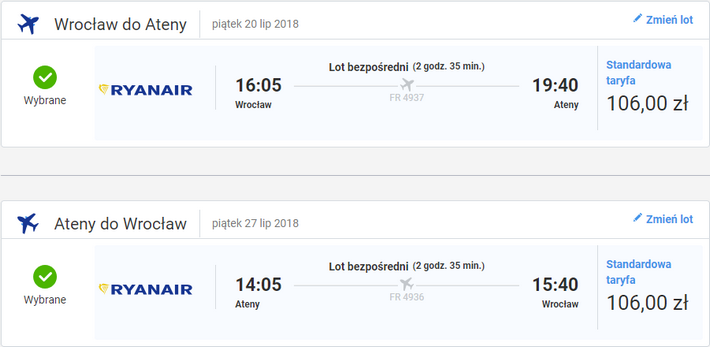 rezerwacja lotów
