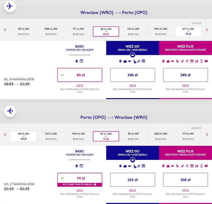 rezerwacja lotów do Porto