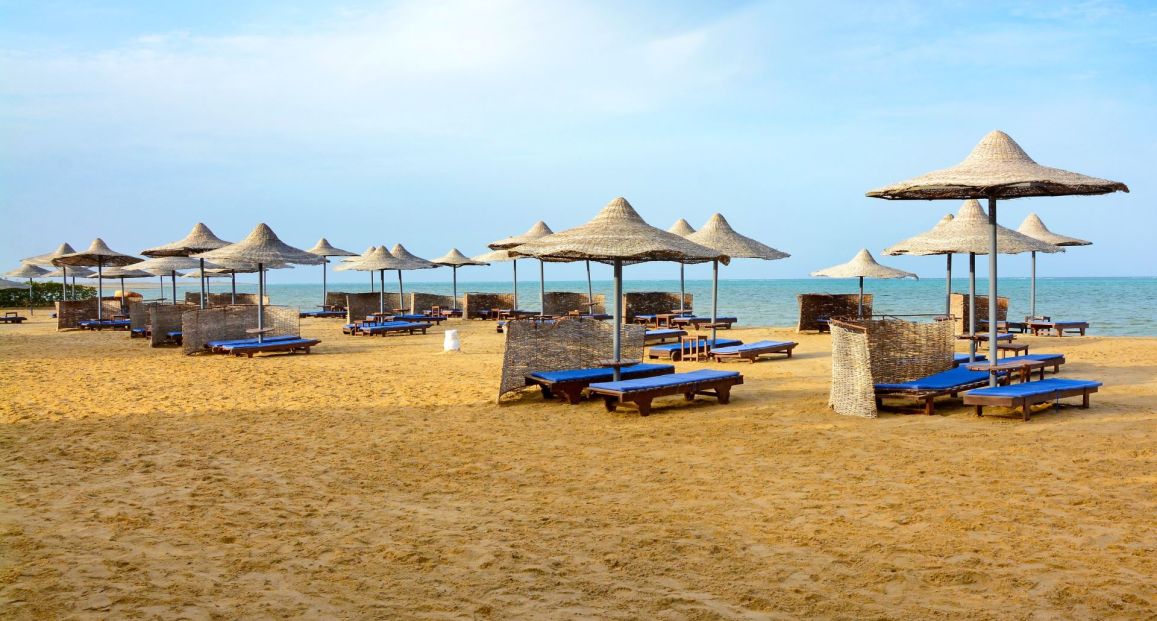 plaża hotel egipt